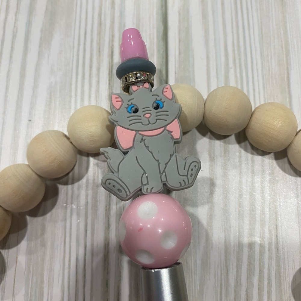 Cute Cat Beaded Pen